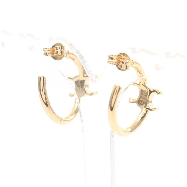 【国内発送】TRIOMPHE ASYMMETRIC HOOPS IN BRASS TRIOMPHE ASYMMETRIC HOOPS IN BRASS WITH GOLD FINISH - GOLD