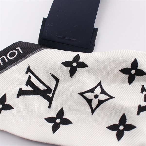 R1044/【個人保管品】LUIS VUITTON M76442 バンドBB レッツゴー リバーシブル モノグラム リボンスカーフ LOUIS VUITTON ルイヴィトン M76442 モノグラム バンドー BB