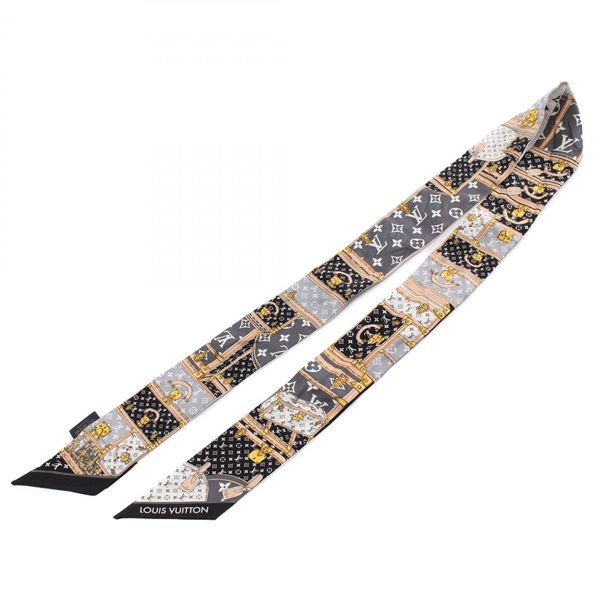 R1044/【個人保管品】LUIS VUITTON M76442 バンドBB レッツゴー リバーシブル モノグラム リボンスカーフ LOUIS VUITTON ルイヴィトン M76442 モノグラム バンドー BB